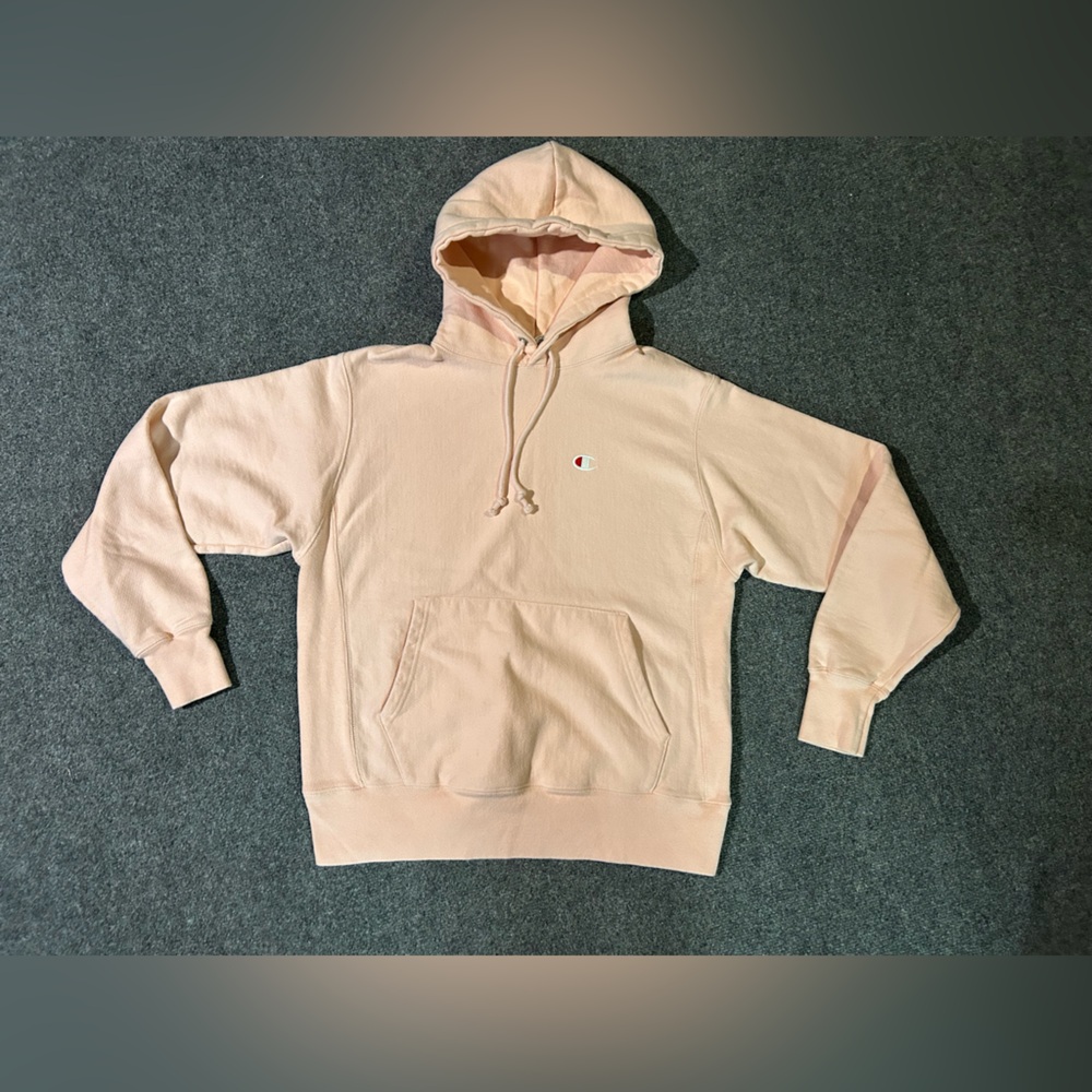 Champion Women’s Pink Hoodie with Logo size M